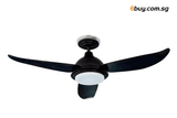 FTC - GLIDE DC Ceiling Fan with LED Tri-Colour Dimmable Light Kit (ABS Baldes) - ebuy.com.sg