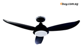 FTC - GLIDE DC Ceiling Fan with LED Tri-Colour Dimmable Light Kit (ABS Baldes) - ebuy.com.sg