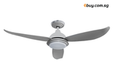FTC - GLIDE DC Ceiling Fan with LED Tri-Colour Dimmable Light Kit (ABS Baldes) - ebuy.com.sg