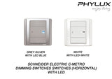 Schneider Electric - NEO (C-Metro) - Dimming Switch with LED (Horizontal) - ebuy.com.sg