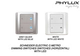 Schneider Electric - NEO (C-Metro) - Dimming Switch with LED (Horizontal) - ebuy.com.sg