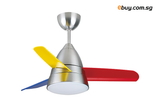 FCO - MINI BEE - ABS BLADE CEILING FAN with Built-In LED Light Kit - ebuy.com.sg