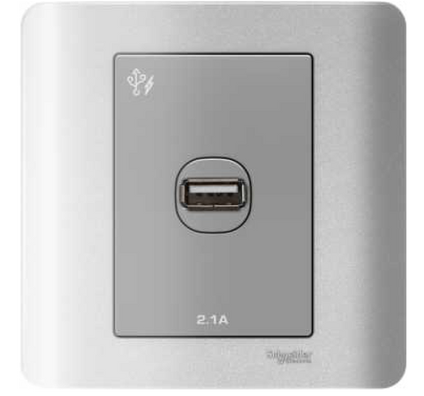 Schneider Electric - ZENcelo - USB Charger (2.1A) - ebuy.com.sg