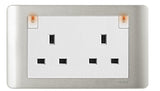 Schneider Electric - ZENcelo - Switched Socket with Neon Indicator (13A / 2GANGS) - ebuy.com.sg
