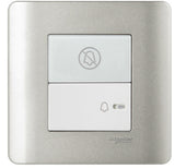 Schneider Electric - ZENcelo - Hotel Series: Full-Flat Bell Switch with Illuminated "Do Not Disturb" Symbol (1 GANG) - ebuy.com.sg