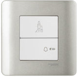 Schneider Electric - ZENcelo - Hotel Series: Full-Flat Bell Switch with Illuminated "Please Clean Up" Symbol (1GANG) - ebuy.com.sg