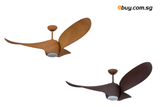 FTC - TWG-2 DC Ceiling Fan with LED Tri-Colour Light Kit (ABS Blades) - ebuy.com.sg