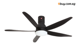 KDK - U60FW - DC CEILING FAN WITH BUILT-IN LED LIGHT KIT (TRI-COLOUR) - ebuy.com.sg