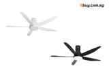 KDK - U60FW - DC CEILING FAN WITH BUILT-IN LED LIGHT KIT (TRI-COLOUR) - ebuy.com.sg