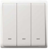 Schneider Electric - PIENO - 1 Way Switches with Neon Indicator (16AX) (10AX-4-GANGS only) - ebuy.com.sg