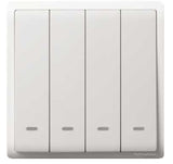 Schneider Electric - PIENO - 1 Way Switches with Neon Indicator (16AX) (10AX-4-GANGS only) - ebuy.com.sg