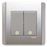 Schneider Electric - NEO (C-Metro) - Dolly Switches with Green Fluorescent Indicator (Vertical) - ebuy.com.sg