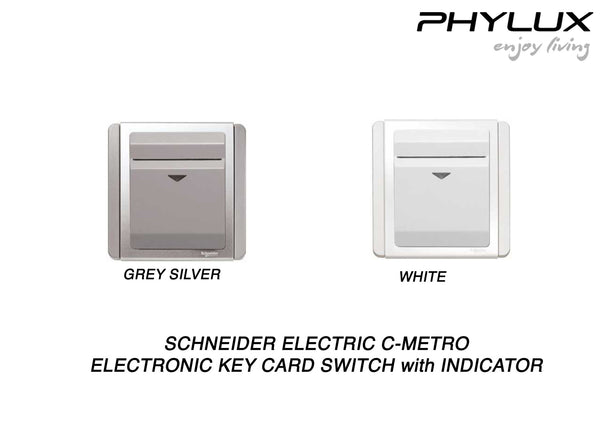 Schneider Electric - NEO (C-Metro) - Hotel Series: Electronic Key Card Switch with Indicator - ebuy.com.sg