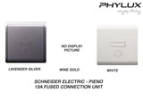 Schneider Electric - PIENO - Fused Connection Unit (13A / 250V / 1GANG) - ebuy.com.sg