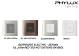 Schneider Electric - ZENcelo - Hotel Series: Illuminated "Do Not Disturb" Symbol - ebuy.com.sg