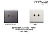 Schneider Electric - PIENO - Speaker Connection (1 Pair / 2 Pairs) - ebuy.com.sg
