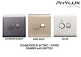 Schneider Electric - PIENO - Dimmer with Switch (450W / 250V) - ebuy.com.sg