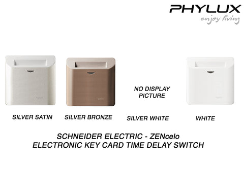 Schneider Electric - ZENcelo - Hotel Series: Electronic Key Card Time Delay Switch - ebuy.com.sg
