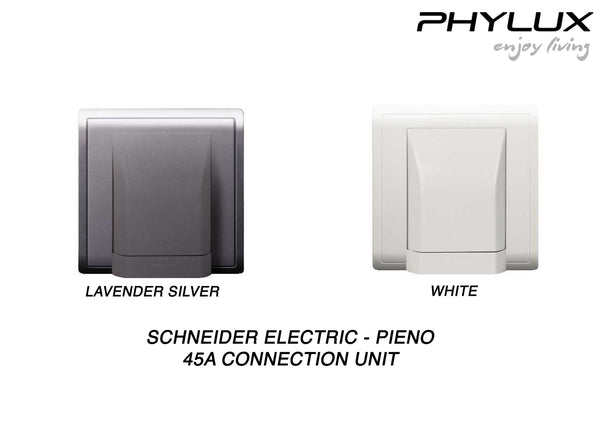 Schneider Electric - PIENO - Connection Unit (45A / 250V / 1GANG) - ebuy.com.sg