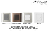 Schneider Electric - ZENcelo - Full-Flat Intermediate Switch (16AX / 1GANG) - ebuy.com.sg