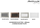 Schneider Electric - ZENcelo - Blank Plate (1GANG/2GANGS) - ebuy.com.sg