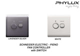 Schneider Electric - PIENO - Fan Controller with Switch (450W / 250V) - ebuy.com.sg