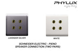 Schneider Electric - PIENO - Speaker Connection (1 Pair / 2 Pairs) - ebuy.com.sg
