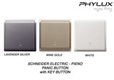 Schneider Electric - PIENO - Bell Press Switch with Fluorescent Locator (10A) - ebuy.com.sg