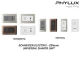 Schneider Electric - ZENcelo - Hotel Series: Universal Shaver Unit (Horizontal / Vertical) - ebuy.com.sg