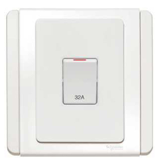 Schneider Electric - NEO (C-Metro) - Double Pole Rocker Switch (32A ...